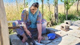 IRAN village life vlog | Lifestyle and traditional foods of the village of Iran