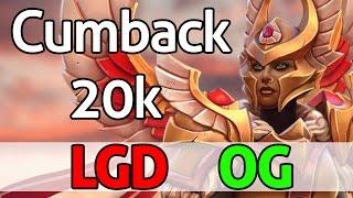 OG LGD - Dota 2 Ti 6 Group Stage - Cumback 20k Net worth