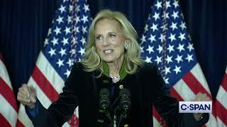 Jill Biden introduces Kamala Harris at DNC Holiday Reception (12-15-2024)