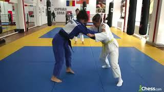 Alexandra Botez beats Andrea in Judo