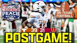 OTF POSTGAME! | Texas SURVIVES vs Arizona State, win 39-31 in 2OT | Peach Bowl | Quinn Ewers