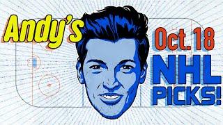 NHL Sniffs, Picks & Pirate Parlays Today 10/18/24 | Best NHL Bets w/Andy Francess