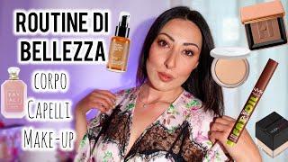 ROUTINE DI BELLEZZA PER UN’USCITA SERALE  | Corpo , Capelli, Trucco completo provando novità beauty