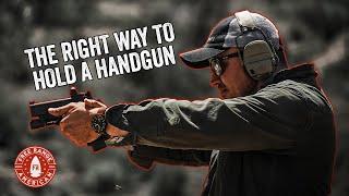 How To Hold a Pistol, From a Green Beret