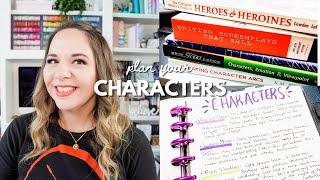 PLANNING YOUR BOOK CHARACTERS ️ preptober, nanowrimo prep