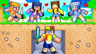 CRAZY FAN GIRL HUNTERS vs SPEEDRUNNER In Minecraft!