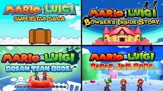Evolution of Mario & Luigi Intros HD (2003 - 2017)