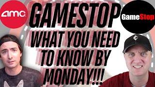 GAMESTOP STOCK PRICE  WHAT YOU NEED TO KNOW BEFORE MONDAY! AMC STOCK PRICE - Roaring Kitty