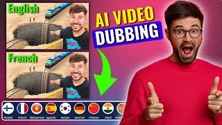 How to Dubbed & Translate Any Video in any language in 1 minute || AI dubbing tool