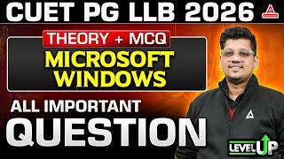 Microsoft window For Law Entrance Exam Preparation | CUET PG LLB 2026 Computer