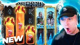 i tried out the NEW STORMFORGED slot by hacksaw gaming! MASSIVE MULTI-WILD LINES! BONUS BUYS