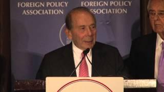Maurice Greenberg Accepts the Foreign Policy Association Medal