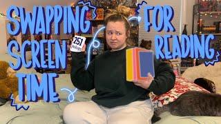 reading a page for every time i picked up my phone