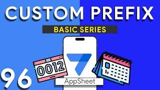 Appsheet Episode 96: How to create custom running number with prefix. Simple steps!