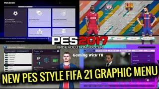 PES 2017 NEW PES STYLE GRAPHIC MENU