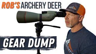 Archery Deer Gear Dump