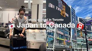 vlog#03 Japan to Canada / study abroad in Toronto / my journey begins:)