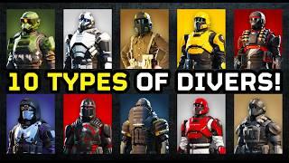 The 10 Types of Helldivers