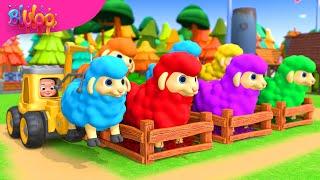 Learn colors with Baa Baa Black Sheep | BluLoo Nursery Rhymes & Kids Songs