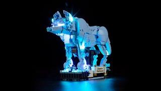BriksMax Light Kit For Lego Expecto Patronum 76414（Wolf）