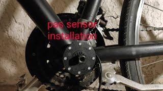 E-bike pedal assist sensor installation