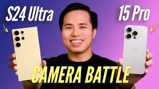S24 Ultra vs iPhone 15 Pro - Camera Test and Review!