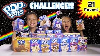 POP TART CHALLENGE!!! 21 Flavor Taste Test!