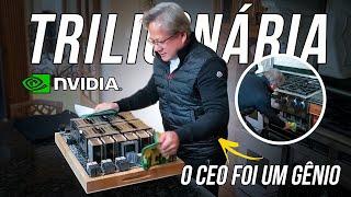 JÁ VALE US$ 3 TRILHÕES! O segredo da NVIDIA como maior empresa de IA do mundo