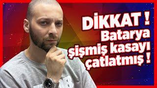 Laptopun bataryası patlamak üzere!