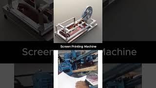 Screen Printing Machine #mechanism #3ddesign  #engineering #mechanic #mechanical