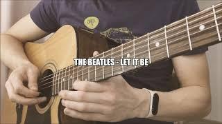 The Beatles - Let It Be / acoustic guitar solo