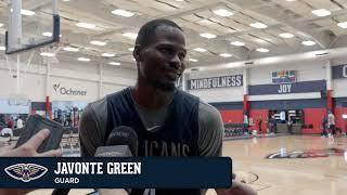 Javonte Green on defense, Herb Jones | New Orleans Pelicans