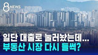 일단 대출로 눌러놨는데…부동산 시장 다시 들썩? / SBS 8뉴스