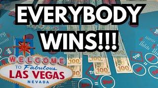 ULTIMATE TEXAS HOLD 'EM in LAS VEGAS! WE ROCKED IT! #Winning 