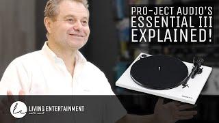 Pro-Ject Audio Systems Essential Turntable Line Explained! With Heinz Lichtenegger