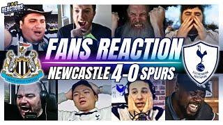 NEWCASTLE & SPURS FANS REACTION TO NEWCASTLE 4-0 TOTTENHAM | PREMIER LEAGUE