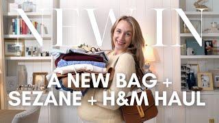 EARLY SPRING WARDROBE HAUL 2025  | Sezane, H&M, & Demellier London Unboxing