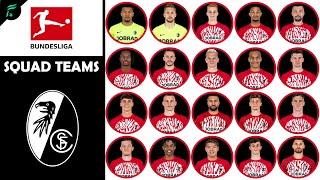 SC FREIBURG  MEN SQUAD TEAMS - Bundesliga Season 2023/2024 | FAN Football