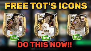 ALL THREE TOT'S ICONS LEAKED| WHICH ONE SHOULD YOU CHOOSE?| GET FREE 96 OVER ICONS IN FC MOBILE