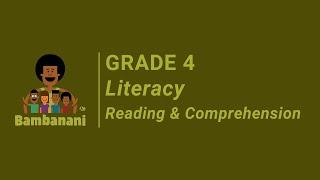 Grade 4 - Literacy - Reading and Comprehension - Sesotho