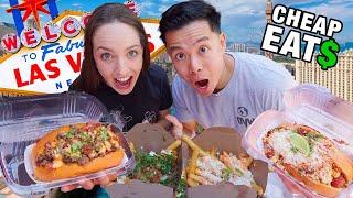 5 Cheap Eats On The LAS VEGAS Strip To Try!