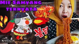 MIE SAMYANG KOREA SUPER PEDAS //MUKBANG *Salsabela vlog*