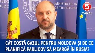 Cât costă gazul pentru Moldova și de ce planifică Parlicov să meargă în Rusia