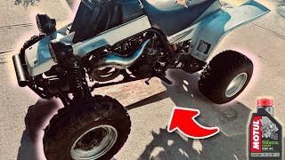 Yamaha Banshee Oil Change