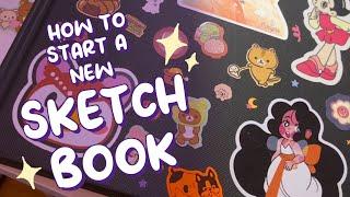 How To Set Up a NEW Sketchbook + BONUS TIPS