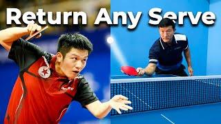 The ULTIMATE Guide on Returning Serves in Table Tennis