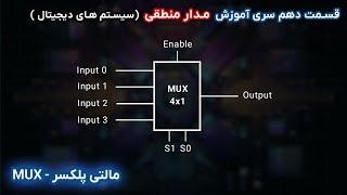 مدار منطقی| قسمت دهم | مالتی پلکسر