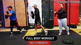 FULL BODY WORKOUT/ HIIT STRENGTH/ PERSONAL TRAINING / تمارين لحرق الدهون وانقاص الوزن