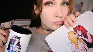 ASMR Whisper  about stickers, notebooks, T-shirts  [Subtitles] [Russian]