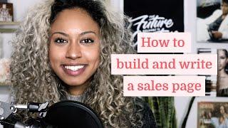 How to create a sales page